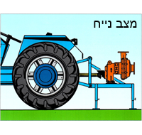 שרטוט לחיבור משאבת לנדיני CU - מצב נייח